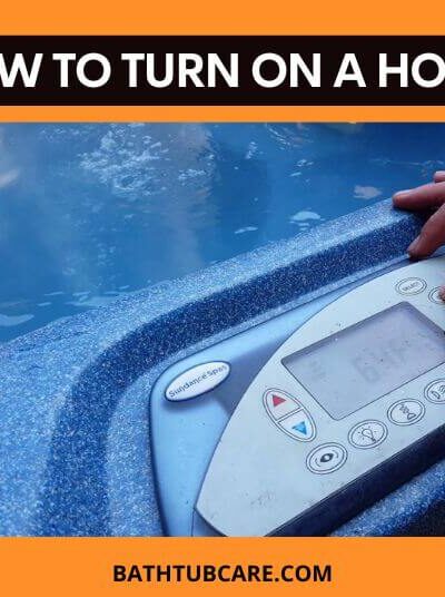 how to turn on a hot tub