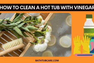 How to clean a hot tub with vinegar