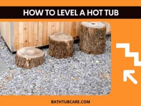 How to level a hot tub