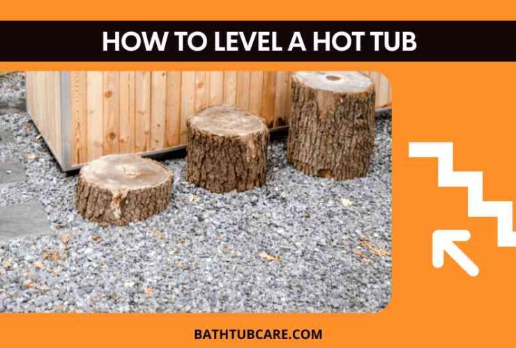 How to level a hot tub